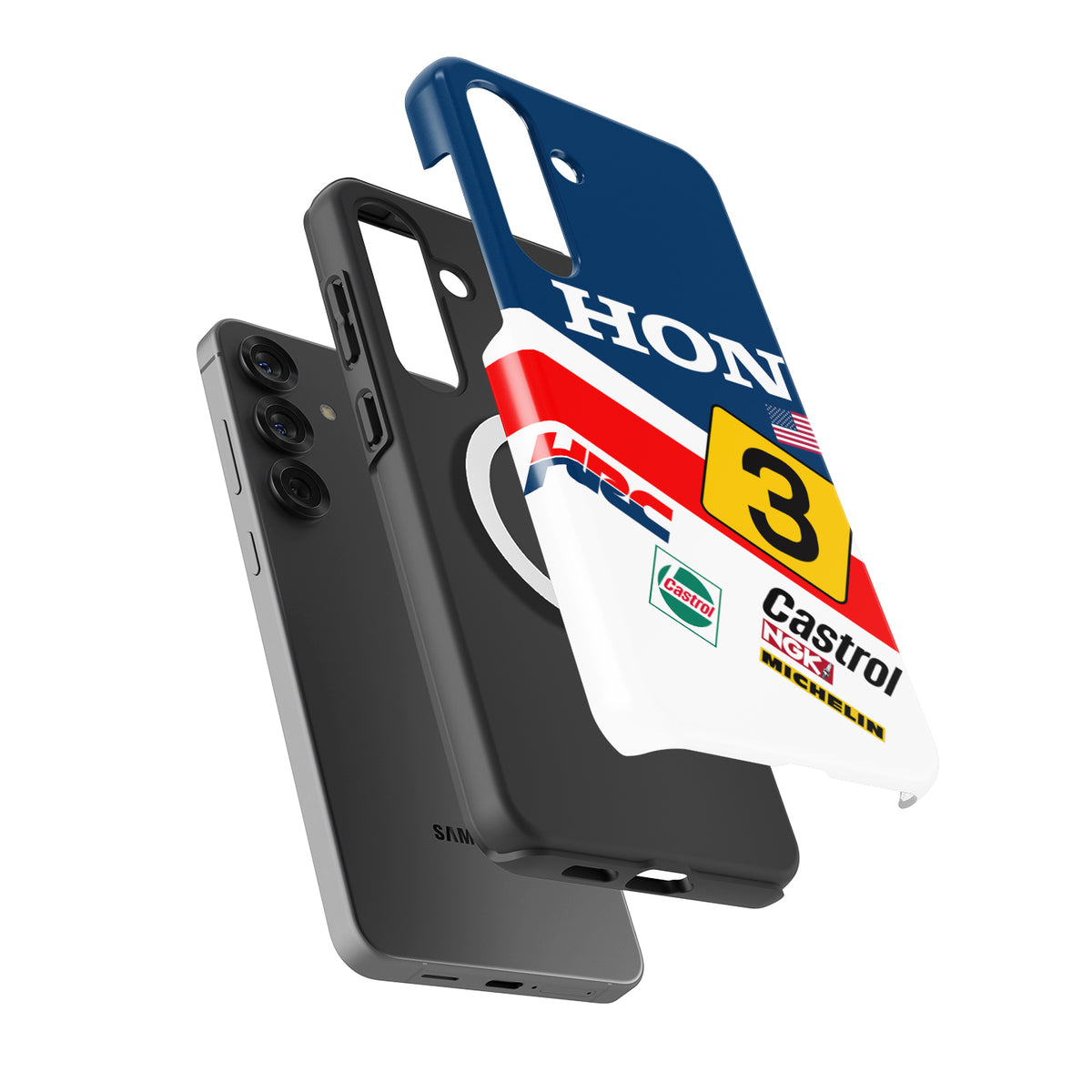 Ride with Racing History: Freddie Spencer NS500 Phone Case
