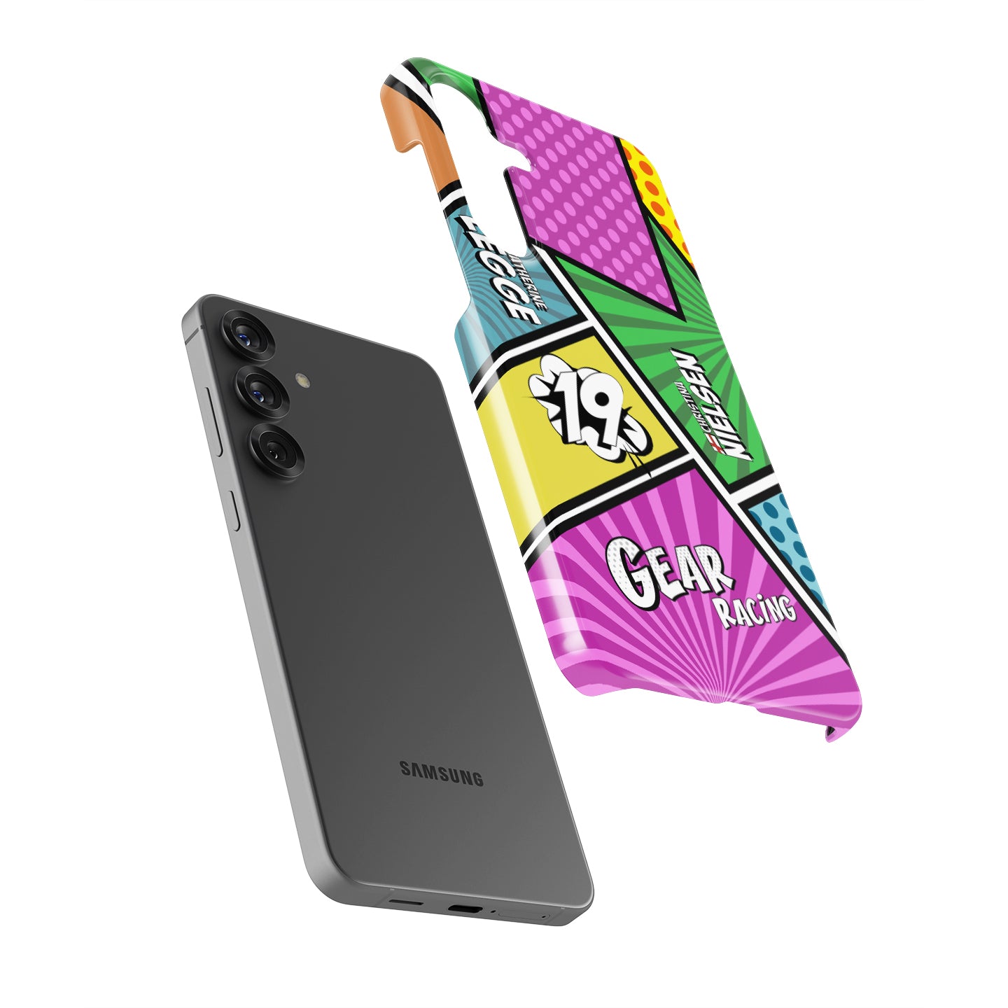 GEAR Racing Pop Art Samsung Case – Lamborghini Huracan Style for Galaxy