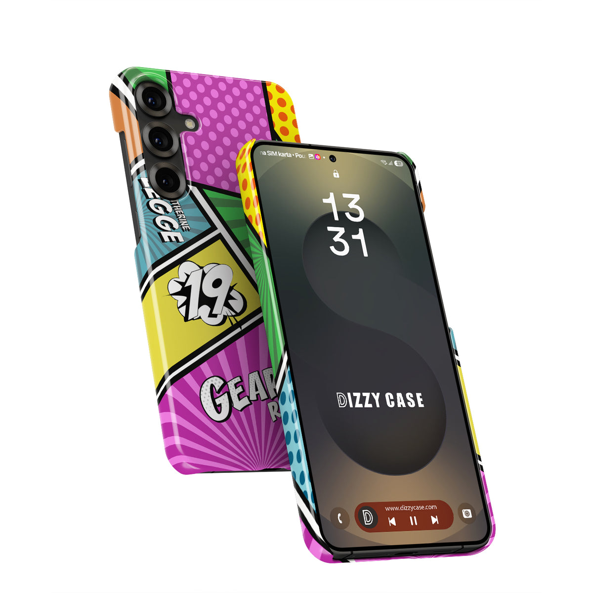 GEAR Racing Pop Art Samsung Case – Lamborghini Huracan Style for Galaxy