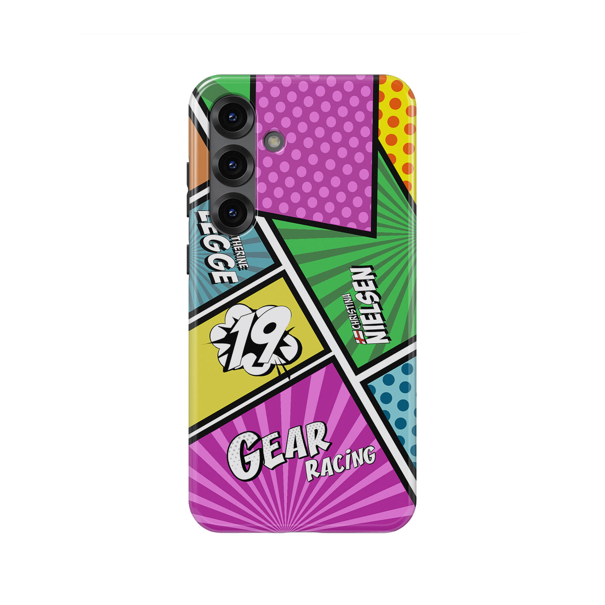 GEAR Racing Pop Art Samsung Case – Lamborghini Huracan Style for Galaxy