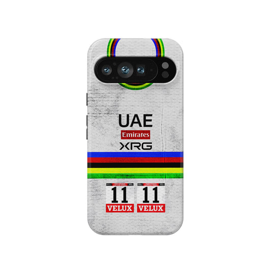 Paris-Roubaix 2026 — Tadej Pogačar #11 | UAE Team Emirates XRG World Champion Phone Case for Google Pixel, Xiaomi & More