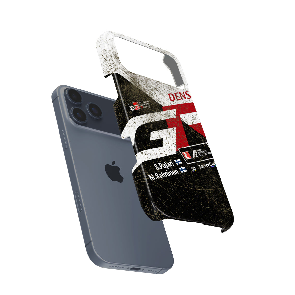 GR Yaris Rally1 Stage Finish Dirt Livery WRC rally iPhone case view 4
