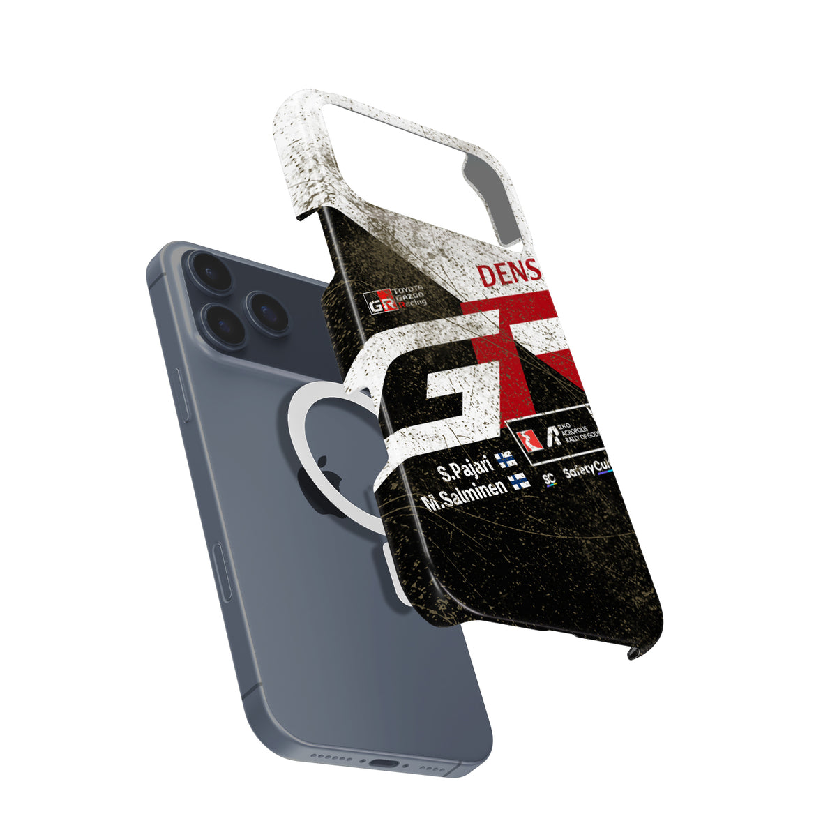 GR Yaris Rally1 Stage Finish Dirt Livery WRC rally iPhone case view 5