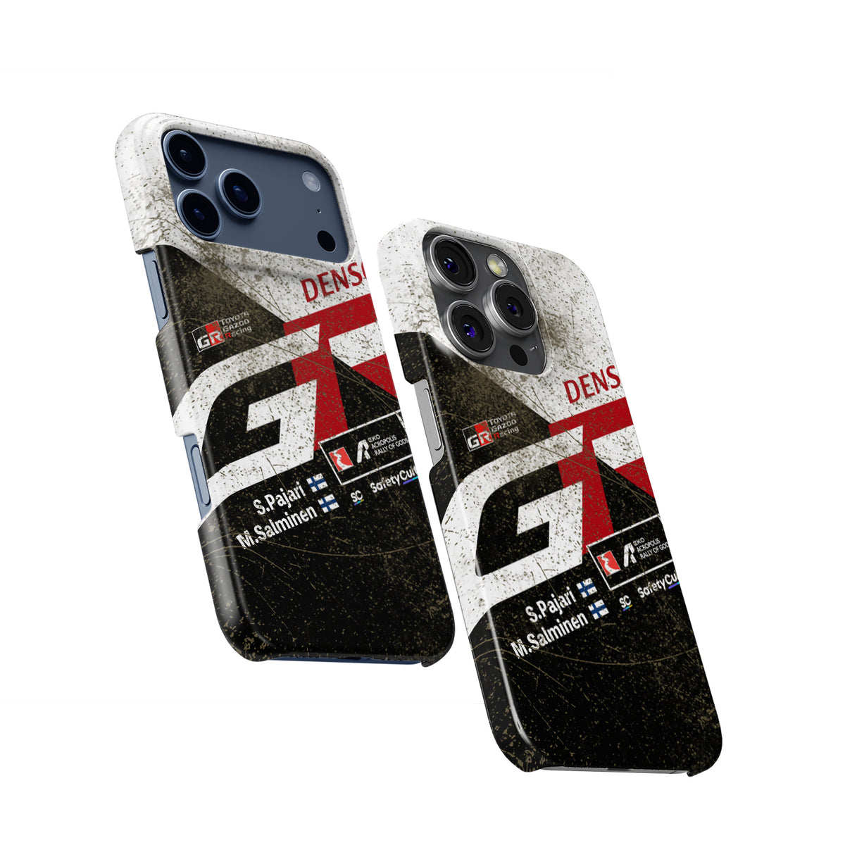 GR Yaris Rally1 Stage Finish Dirt Livery WRC rally iPhone case view 2