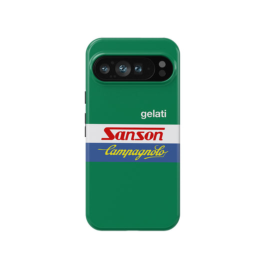 Gelati Sanson Campagnolo Phone Case: Vintage Cycling Style