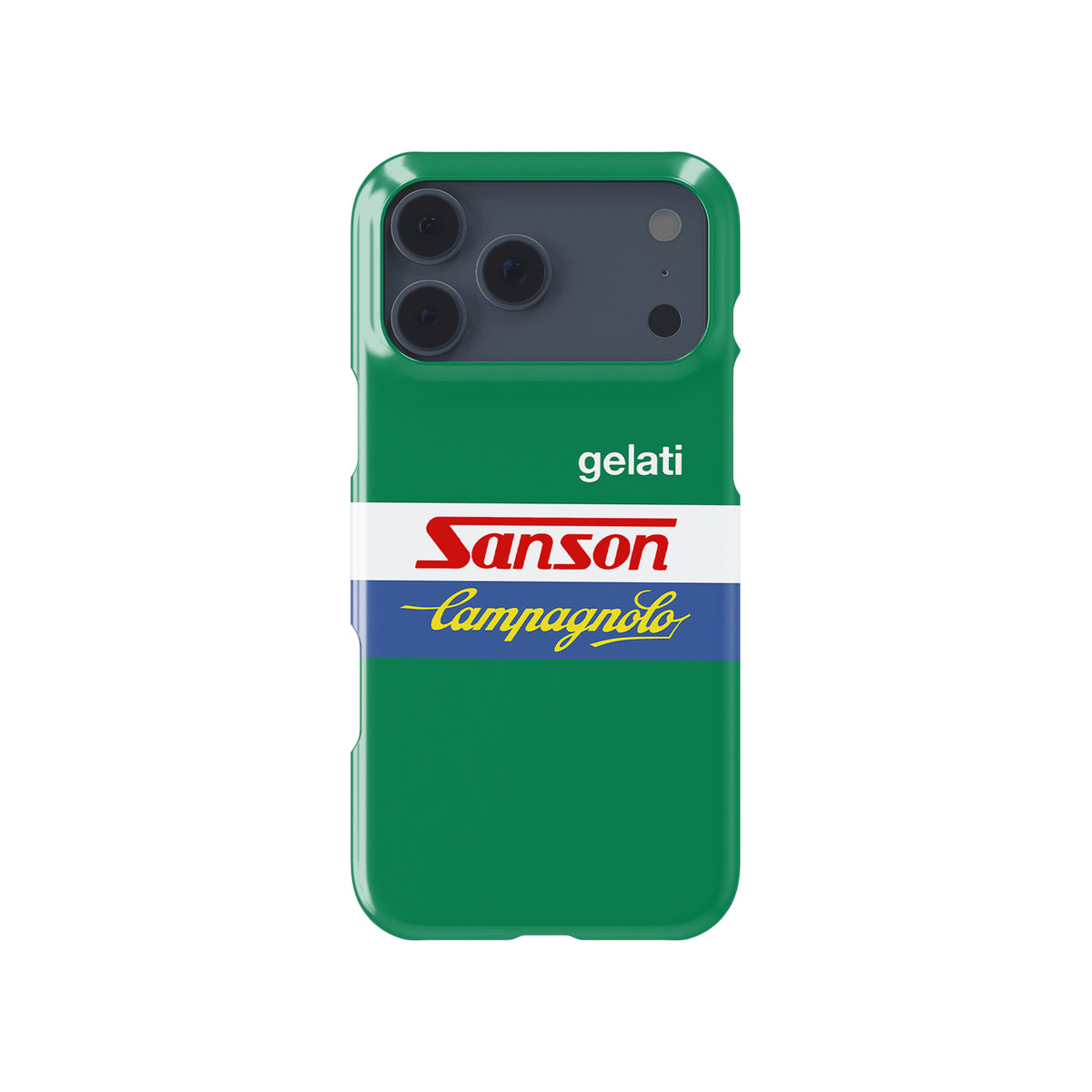 Embrace Classic Cycling Style with Gelati Sanson Campagnolo Phone Case cycling iPhone case view 1