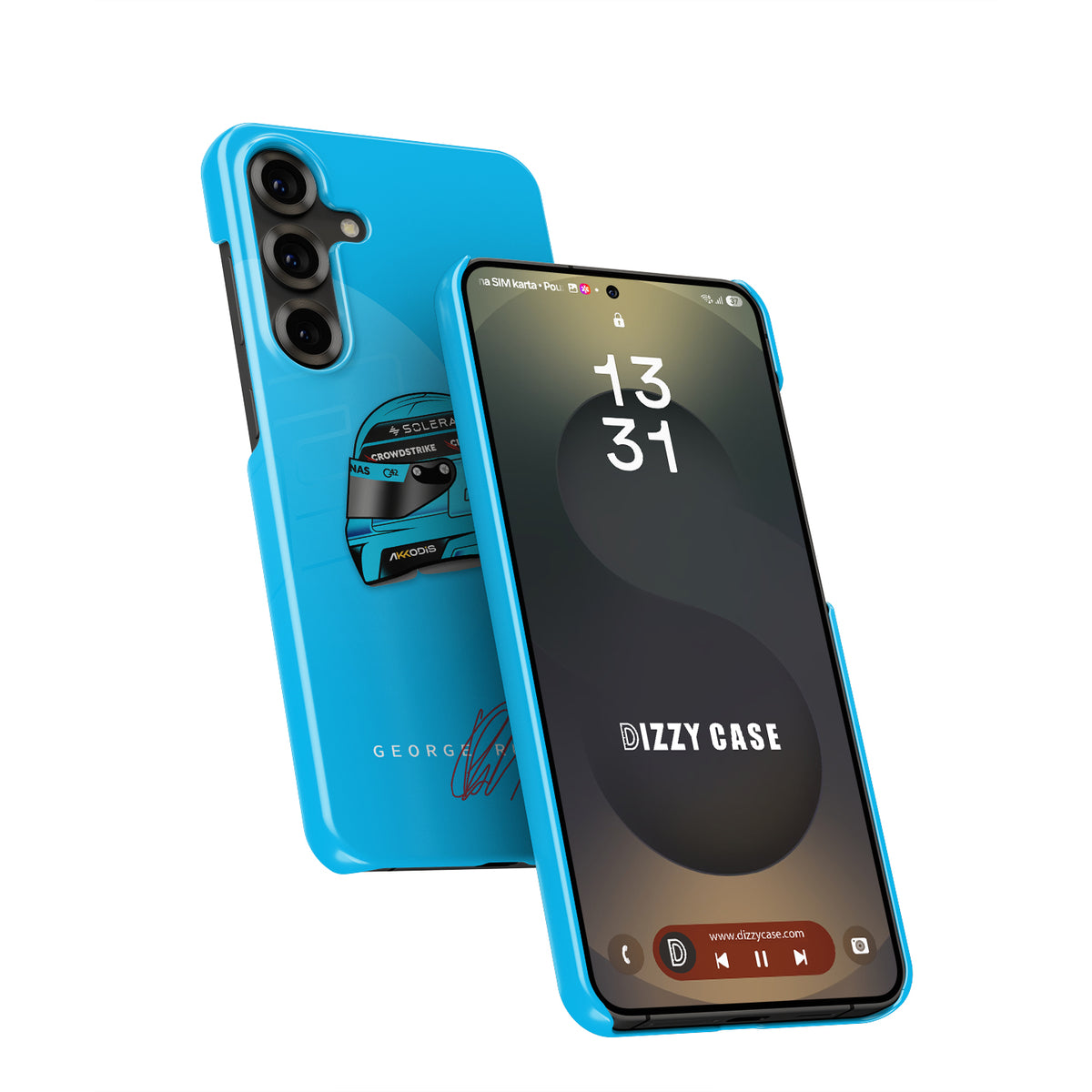 George Russell 2024 Helmet Design for Samsung Case