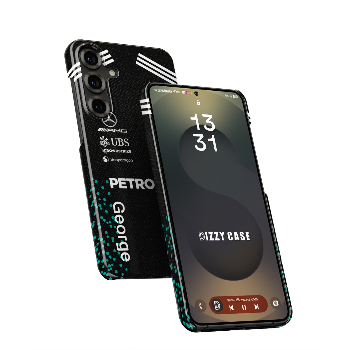 George Russell 2025 Mercedes F1 Race Suit Phone Case – AMG Petronas Edition (Samsung Galaxy)