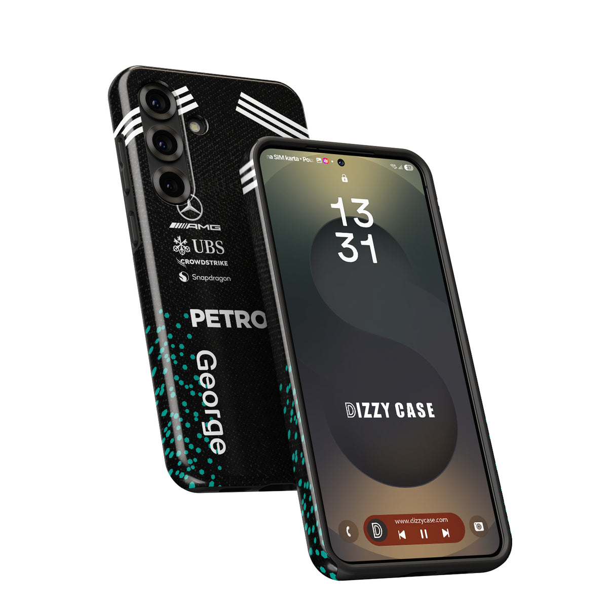 George Russell 2025 Mercedes F1 Race Suit Phone Case – AMG Petronas Edition (Samsung Galaxy)