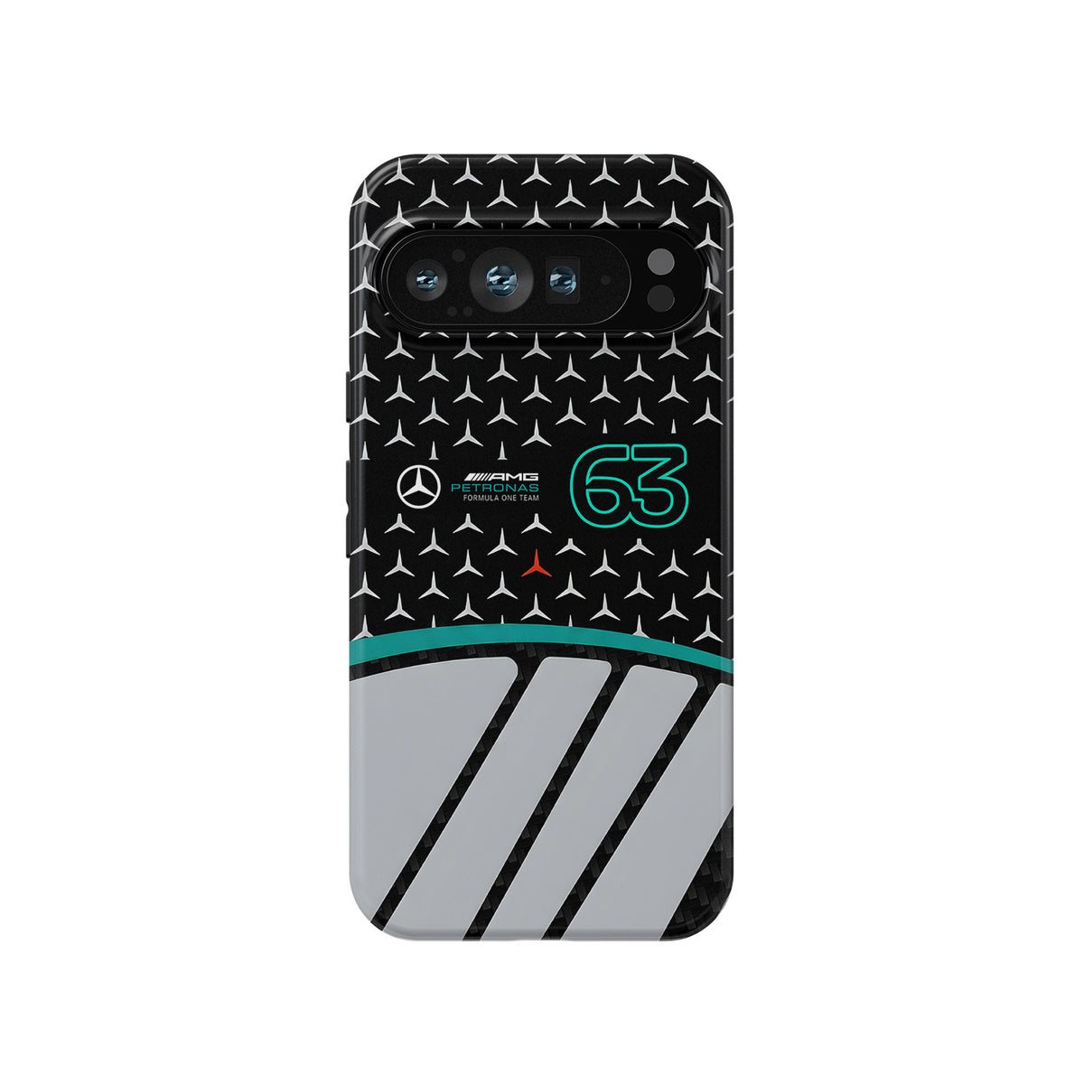 George Russell #63 Mercedes-AMG Style W17 Design - Case for Google / Huawei