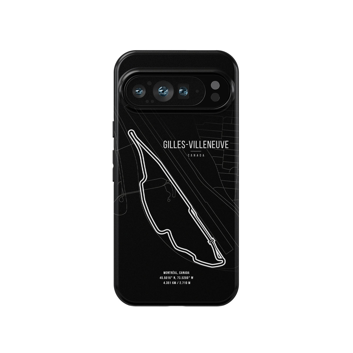Tough Case for Google Pixel – Gilles Villeneuve Montreal Map