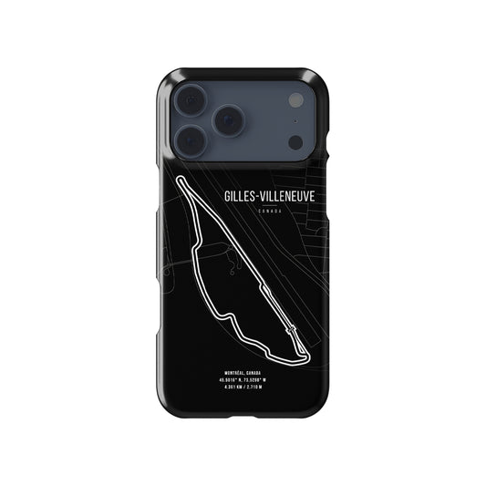 Gilles Villeneuve Montreal – Sleek Snap Design Formula 1 racing iPhone case view 1