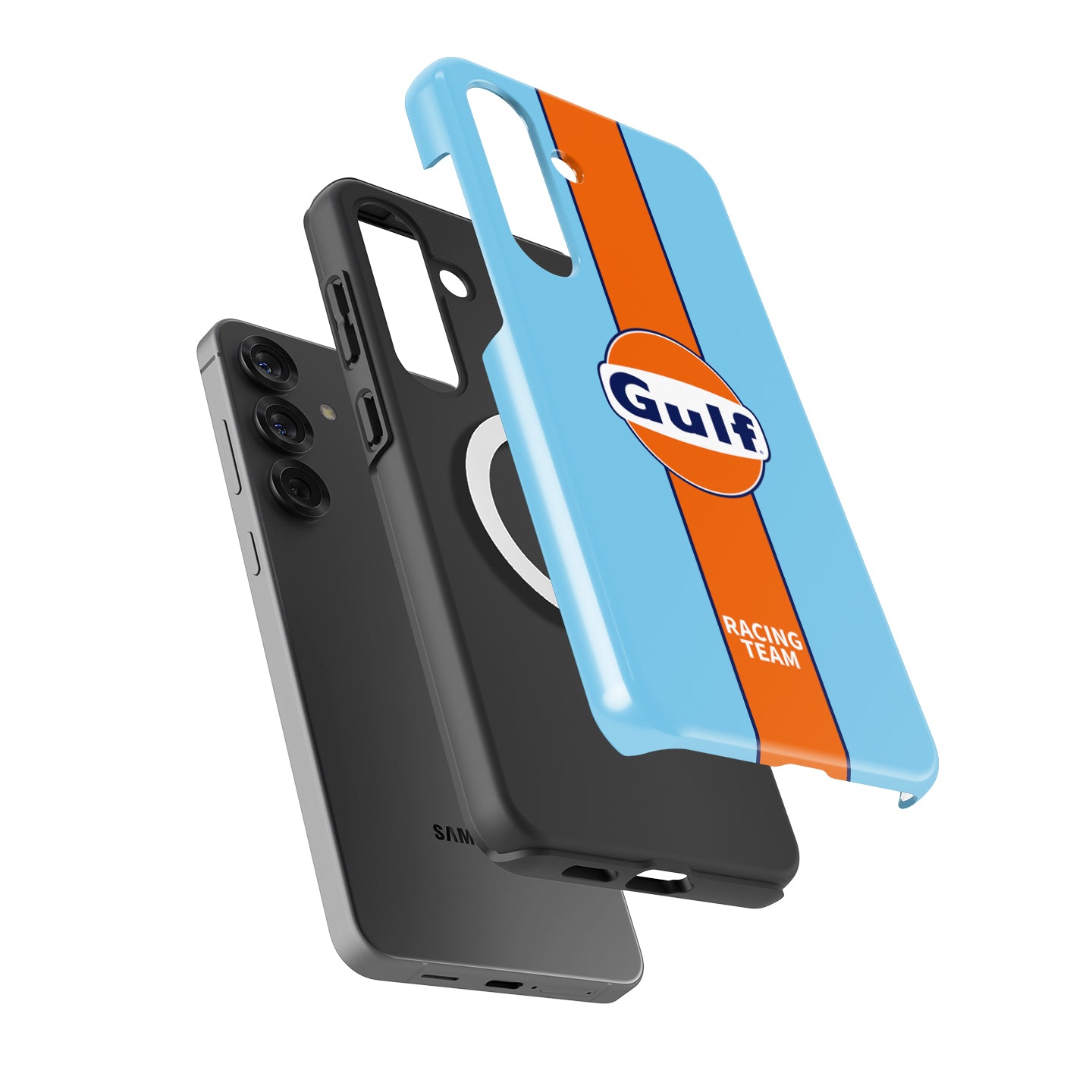 Gulf Racing Livery Samsung Case – Iconic Racing Style for Galaxy