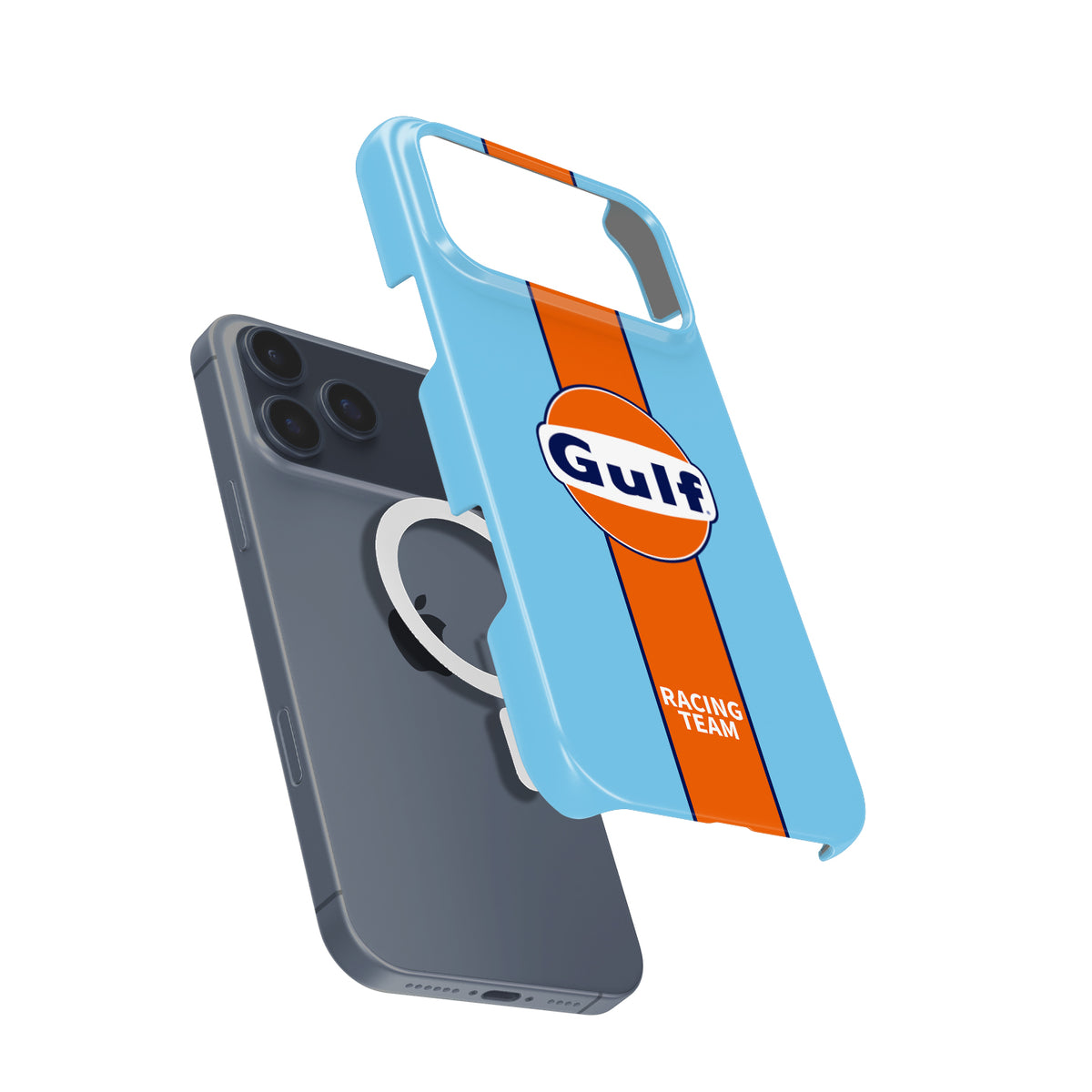 Unleash the Racing Legend: Gulf Racing Livery Phone Case