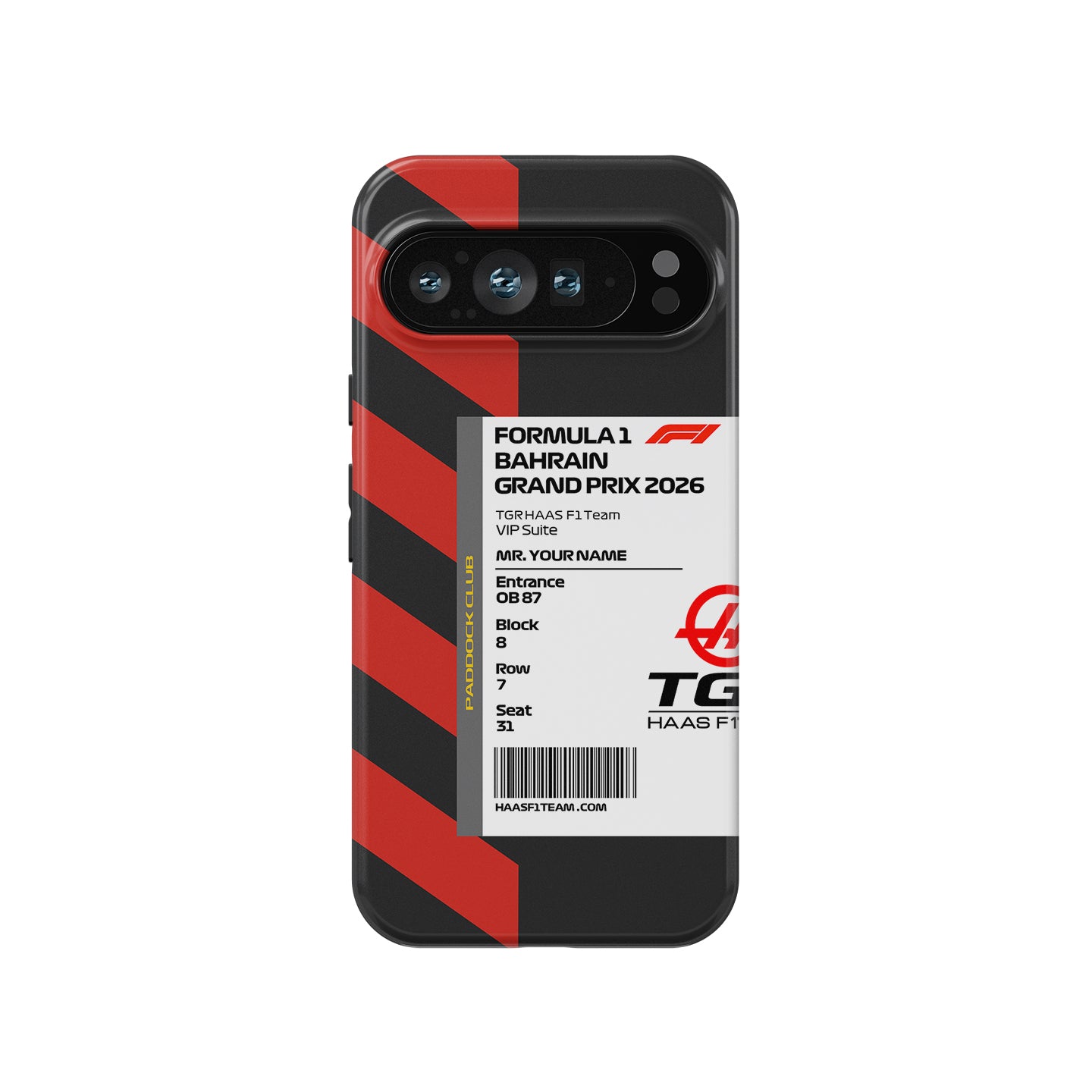 Custom TGR Haas VIP Ticket Case - Pixel, Huawei, OnePlus