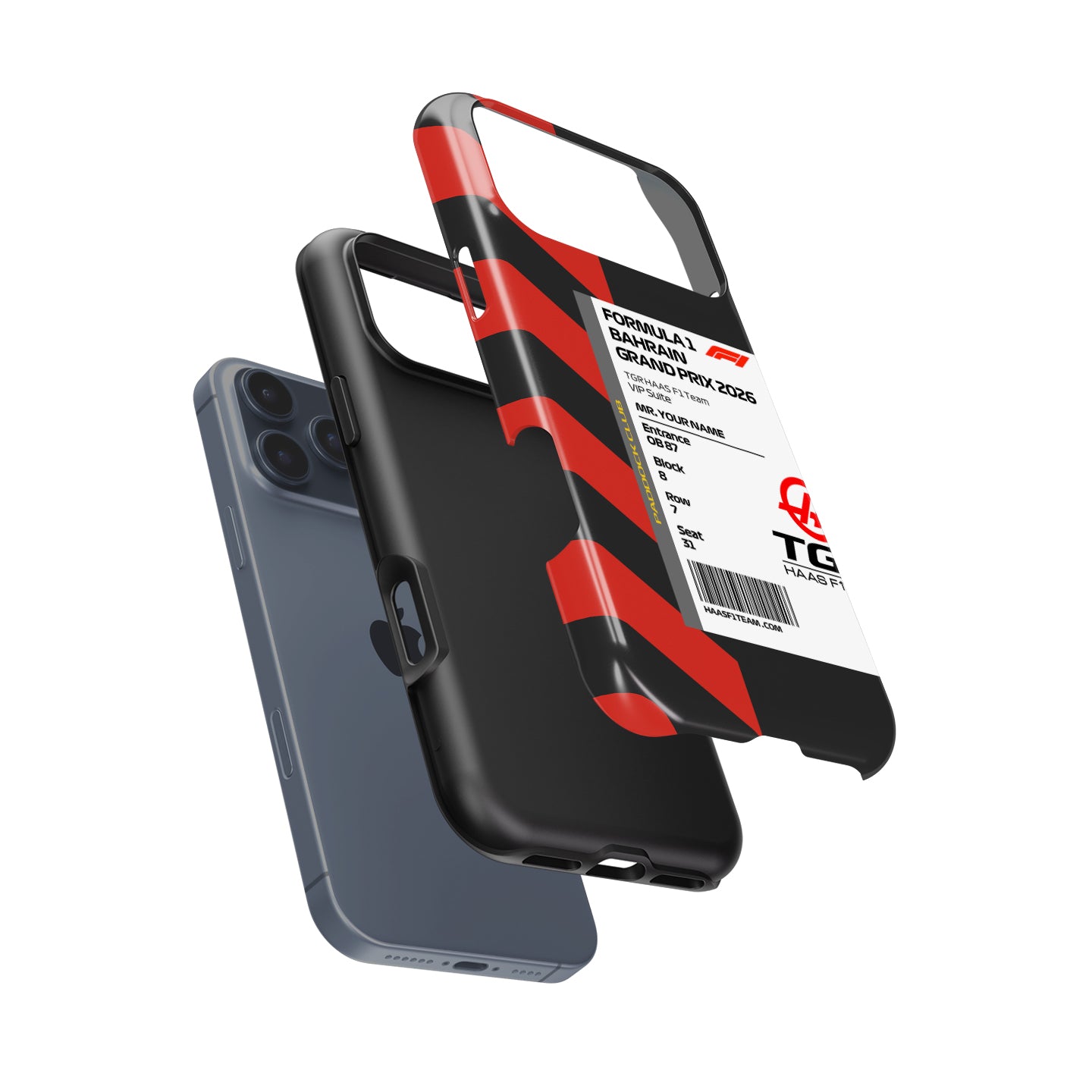 Custom TGR Haas VIP Ticket Case - Pixel, Huawei, OnePlus