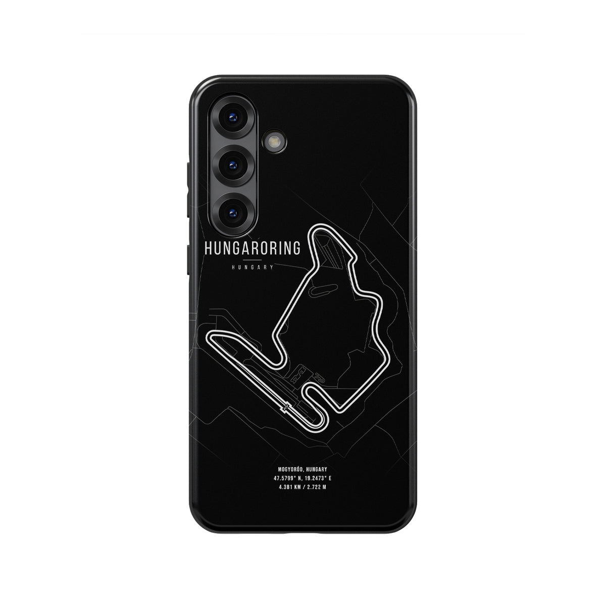 Hungaroring F1 Track Map Grand Prix - Samsung Phone Case
