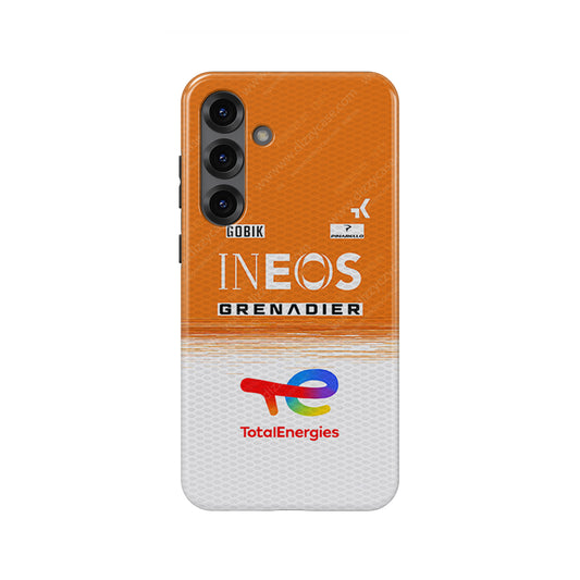 INEOS Grenadiers 2026 Team Jersey Phone Case | TotalEnergies Orange Edition for Samsung Galaxy