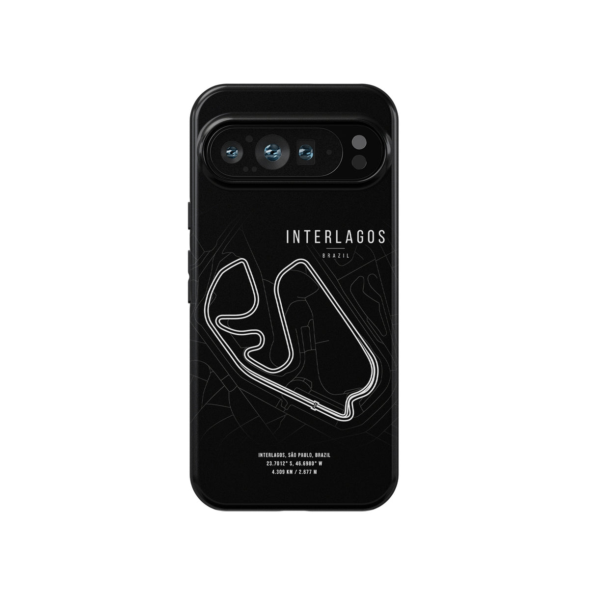 Interlagos F1 Track Map Tough Case – For Google Pixel