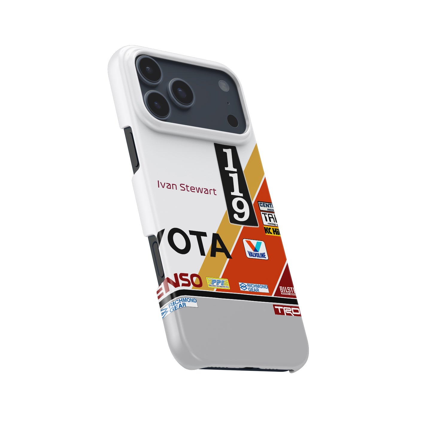 Ivan Stewart 1984 PPI Toyota Livery Phone Case – Vintage Off-Road Racing Style (For iPhone)