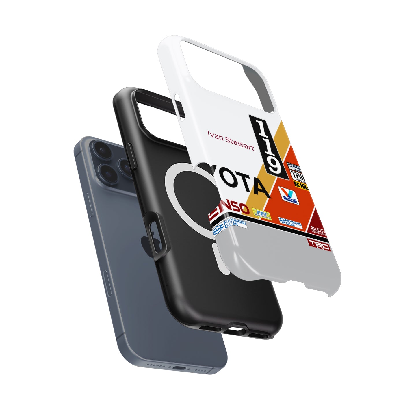 Ivan Stewart 1984 PPI Toyota Livery Phone Case – Vintage Off-Road Racing Style (For iPhone)