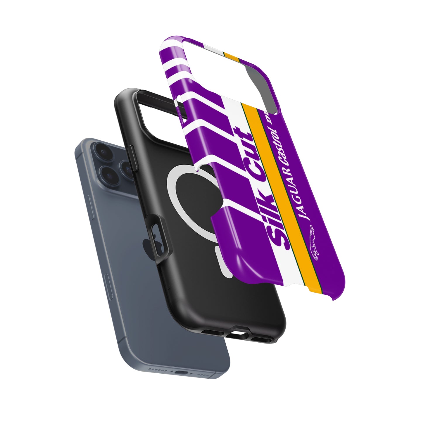 Jaguar XJR9-LM Silk Cut Livery Phone Case: Racing Style & Protection