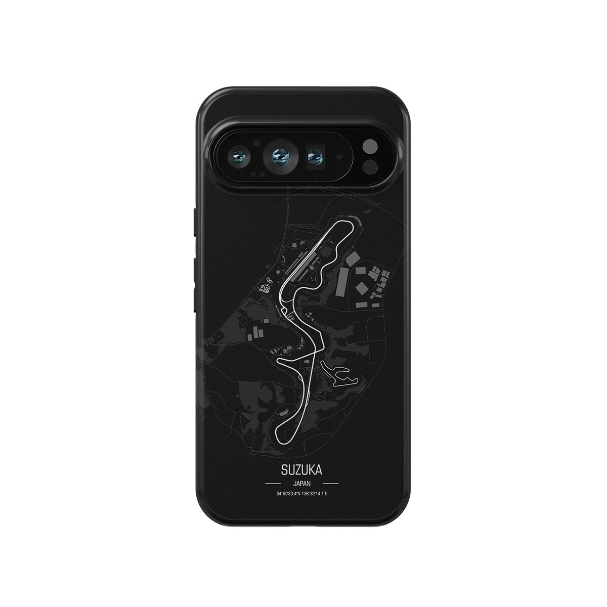 Japanese GP Track Map Case – For Google, OnePlus, Xiaomi