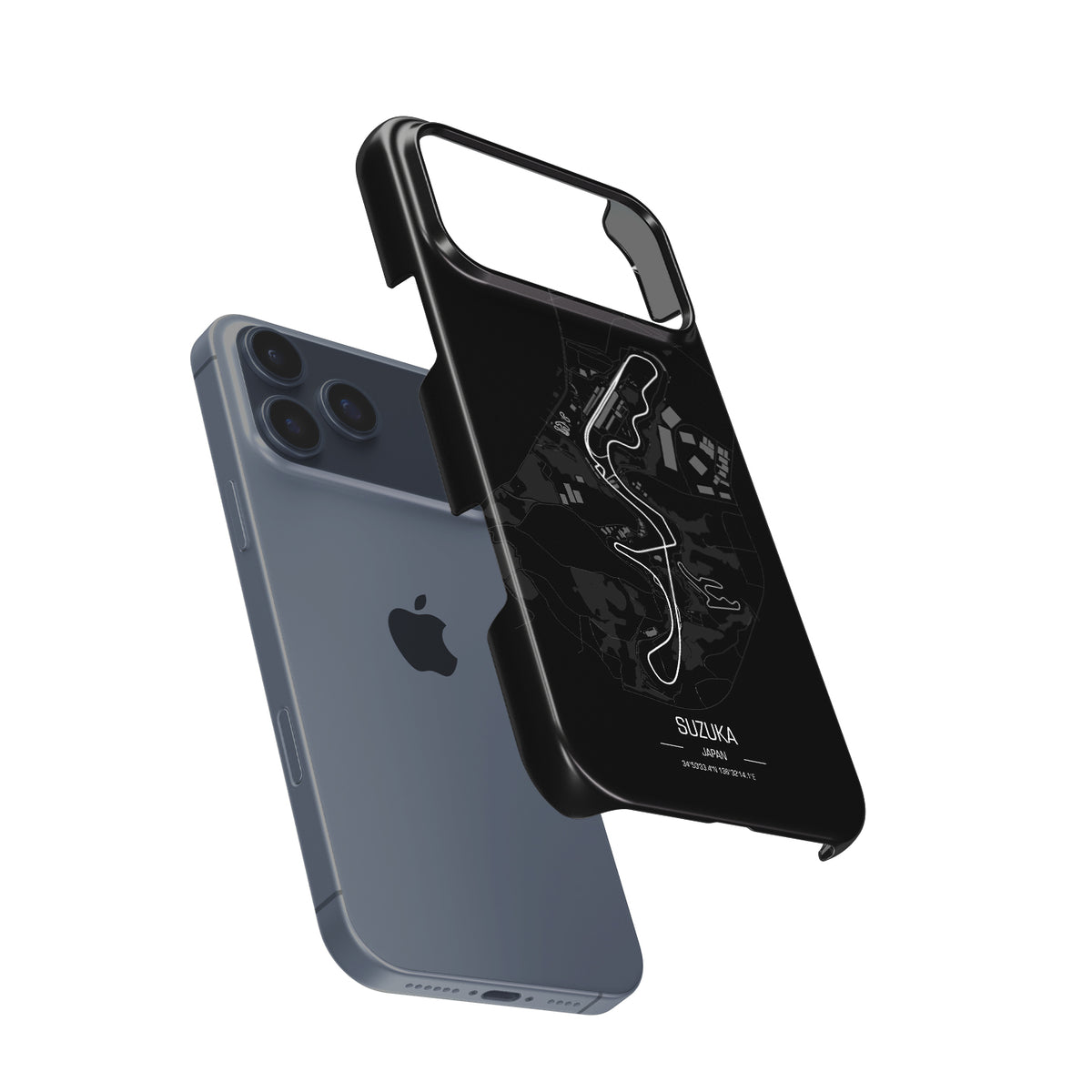 Japanese Grand Prix – Suzuka Track Map Design Formula 1 racing iPhone case view 3