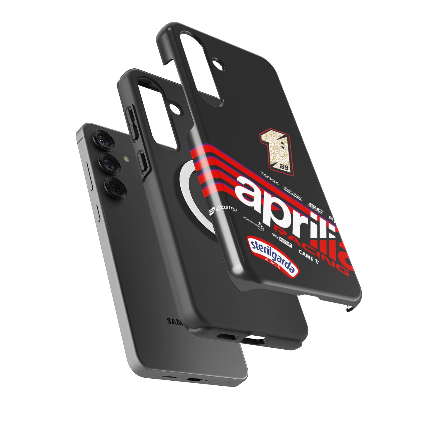 Jorge Martín 2025 MotoGP Phone Case – Aprilia Racing Livery Design for Samsung