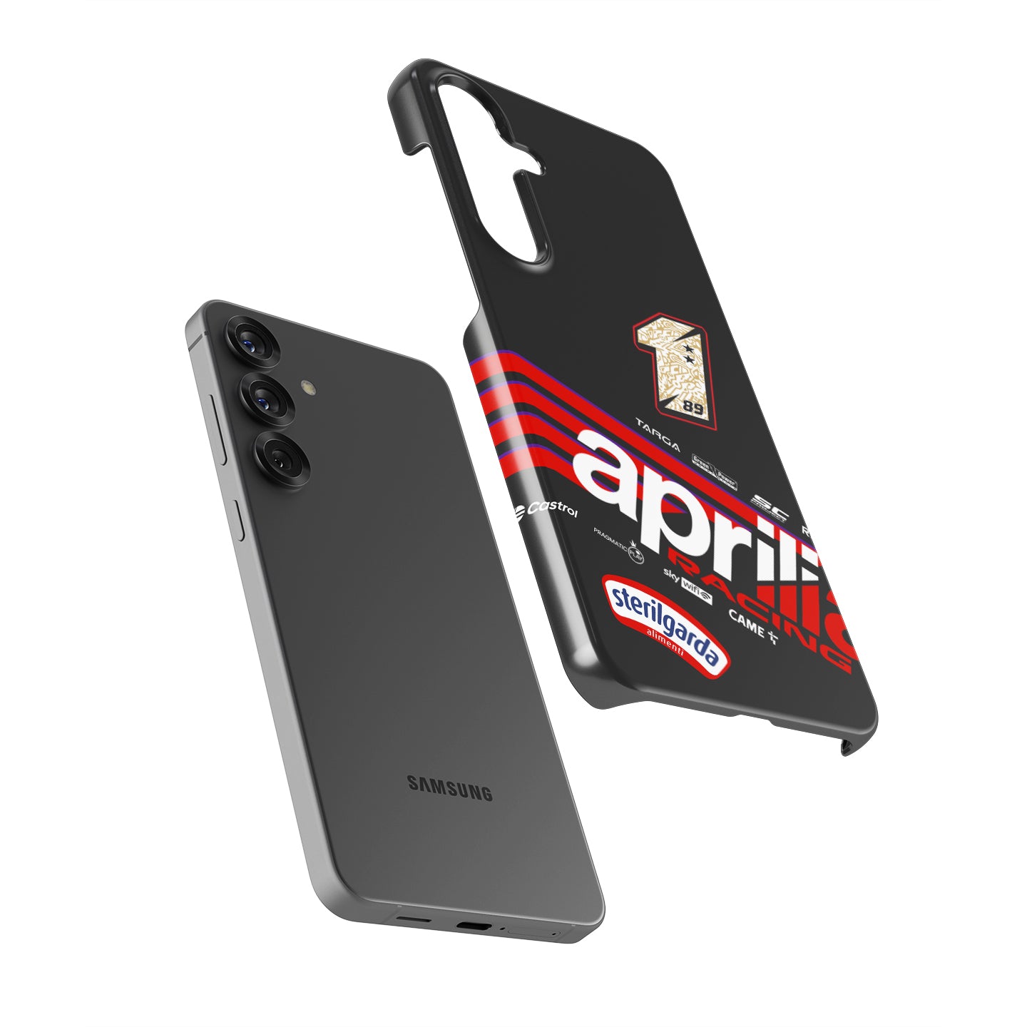 Jorge Martín 2025 MotoGP Phone Case – Aprilia Racing Livery Design for Samsung