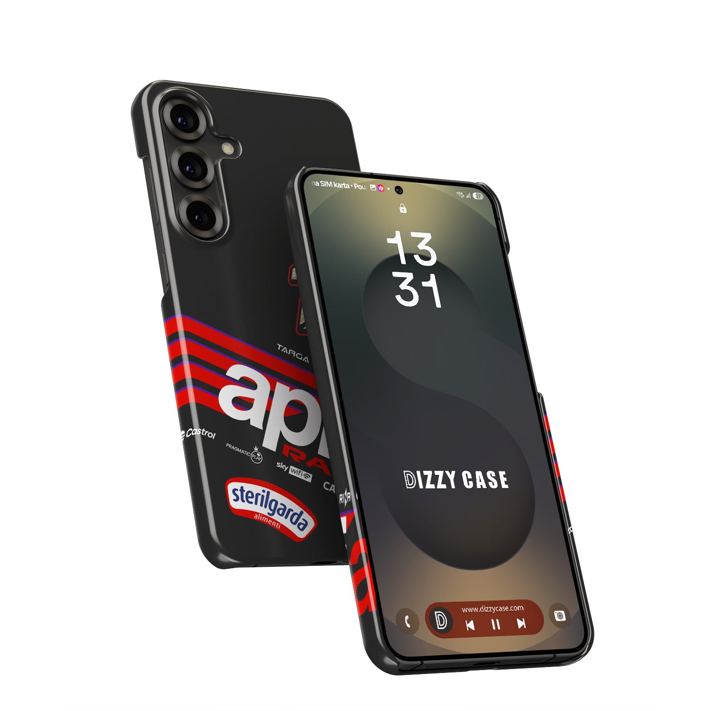 Jorge Martín 2025 MotoGP Phone Case – Aprilia Racing Livery Design for Samsung