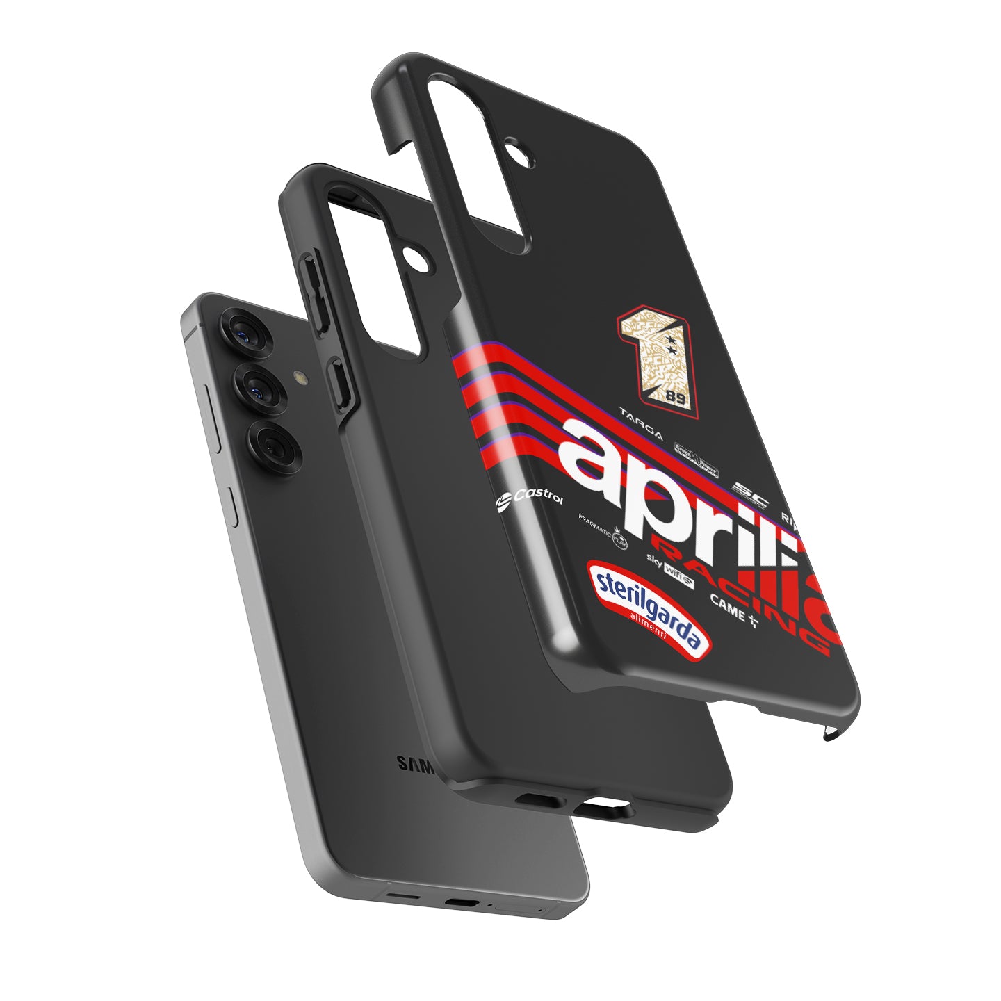 Jorge Martín 2025 MotoGP Phone Case – Aprilia Racing Livery Design for Samsung