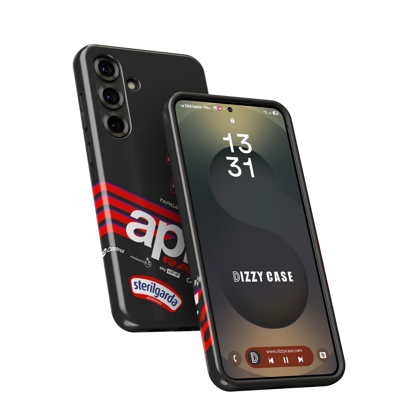 Jorge Martín 2025 MotoGP Phone Case – Aprilia Racing Livery Design for Samsung