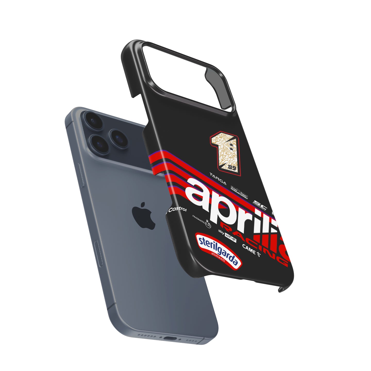 Jorge Martín MotoGP 2025 Aprilia Phone Case – Bold #1 Livery Design for iPhone