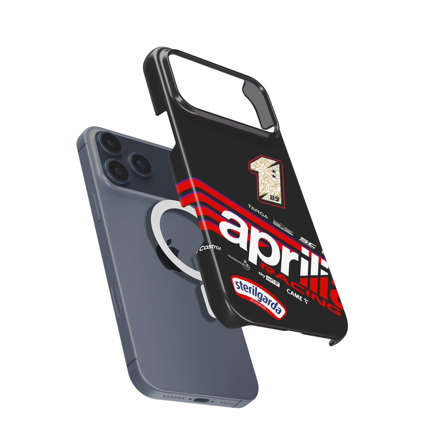 Jorge Martín MotoGP 2025 Aprilia Phone Case – Bold #1 Livery Design for iPhone