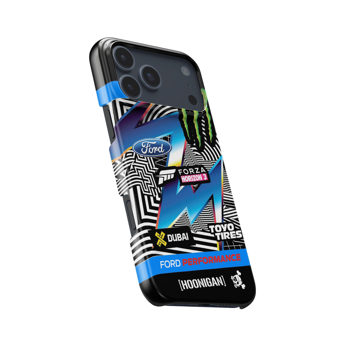Ken Block Ford Fiesta RS Gymkhana 8 Phone Case: Bold Rally Style