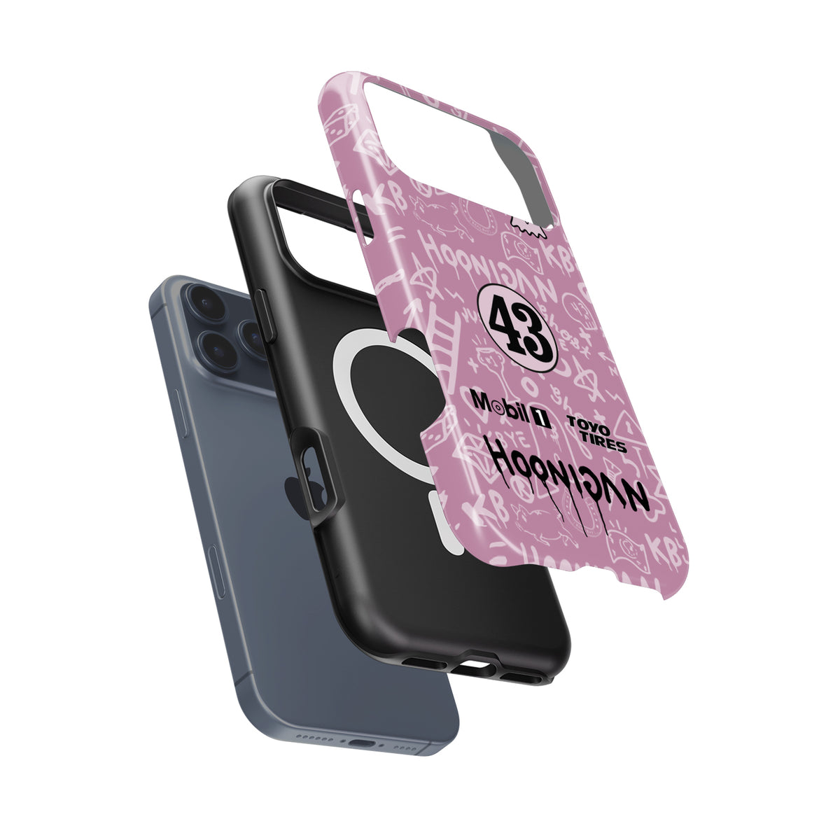 Ken Block Hoonipigasus Porsche 911 Pink Pig Phone Case
