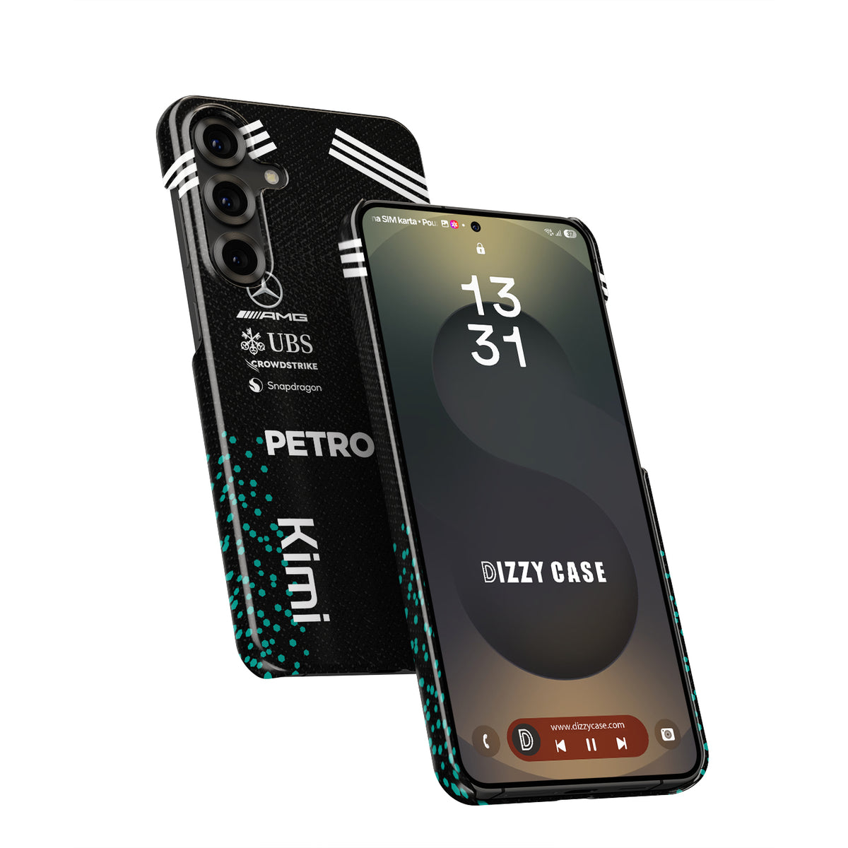 Kimi Antonelli 2025 Mercedes F1 Race Suit Phone Case – AMG Petronas Edition (Samsung Galaxy)