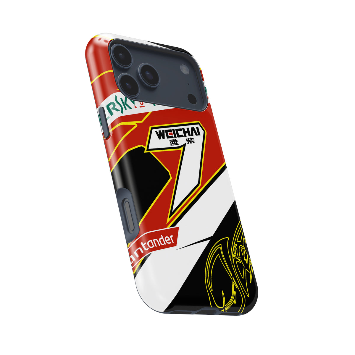 Kimi Räikkönen 2014 Helmet Formula 1 racing iPhone case view 8