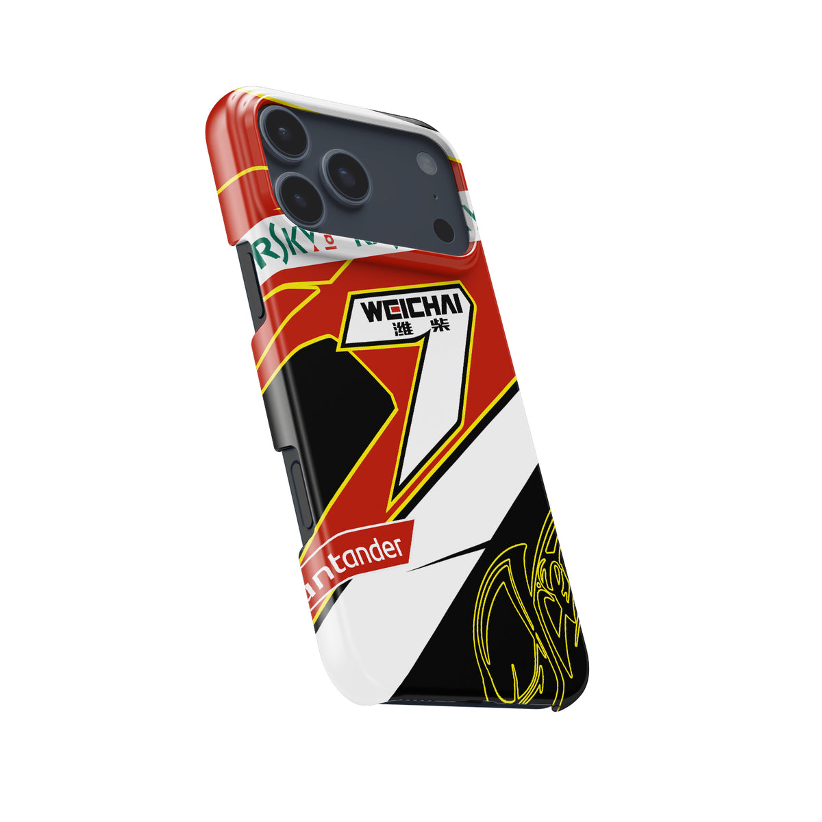 Kimi Räikkönen 2014 Helmet Formula 1 racing iPhone case view 5