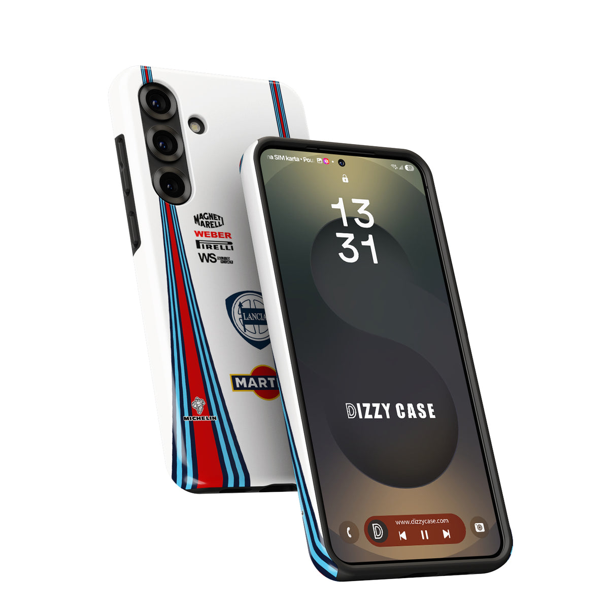 1990 Lancia Delta HF Integrale Martini Livery Phone Case - Iconic Rally Design