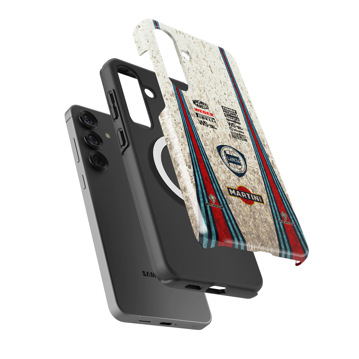 1990 Lancia Delta HF Integrale Martini Livery Phone Case - Iconic Racing Style