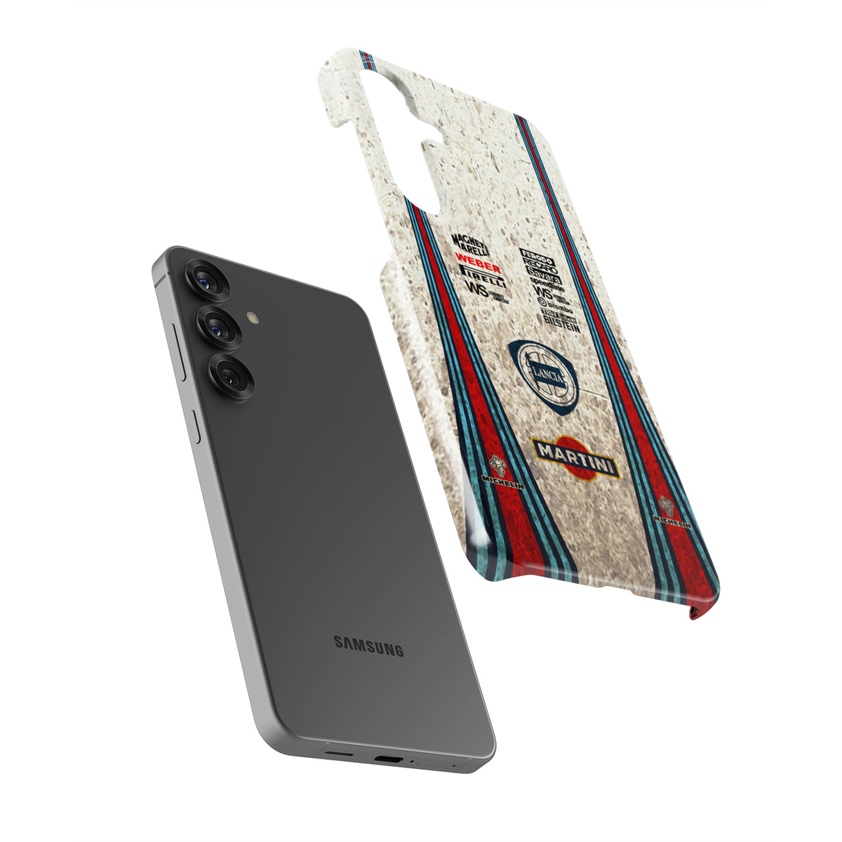 1990 Lancia Delta HF Integrale Martini Livery Phone Case - Iconic Racing Style