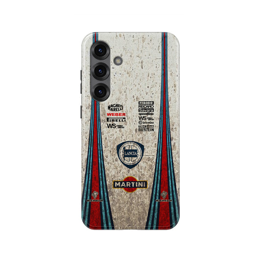 1990 Lancia Delta HF Integrale Martini Livery Phone Case - Iconic Racing Style