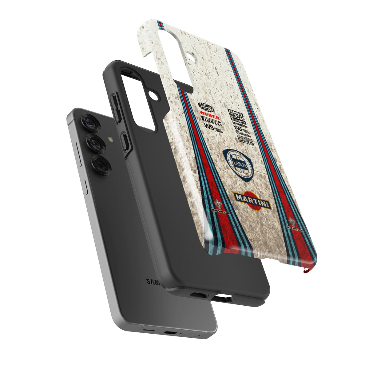 1990 Lancia Delta HF Integrale Martini Livery Phone Case - Iconic Racing Style