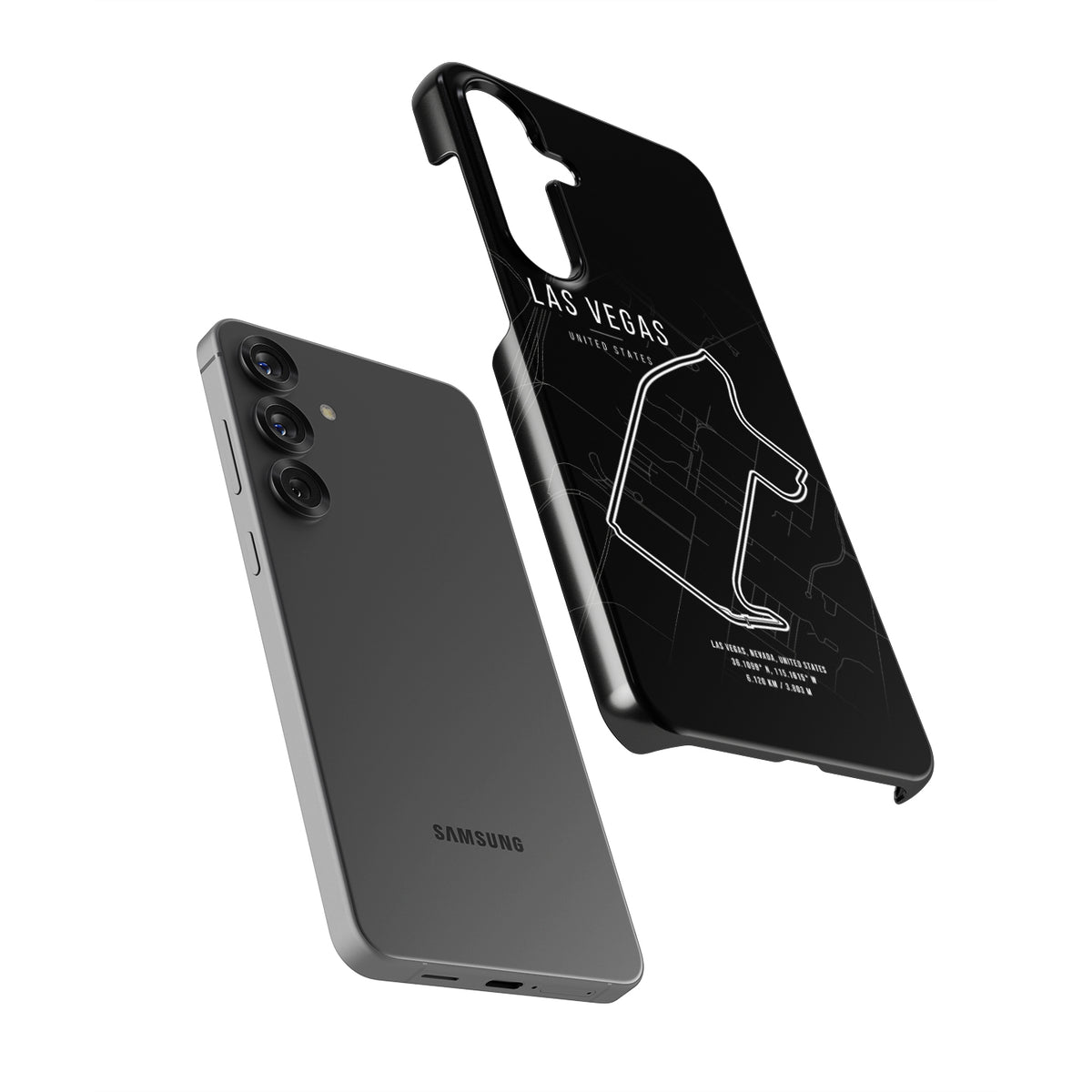 Las Vegas F1 Track Map Grand Prix - Samsung Phone Case