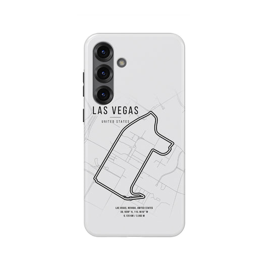 Samsung Case with Las Vegas F1 Circuit Map Design