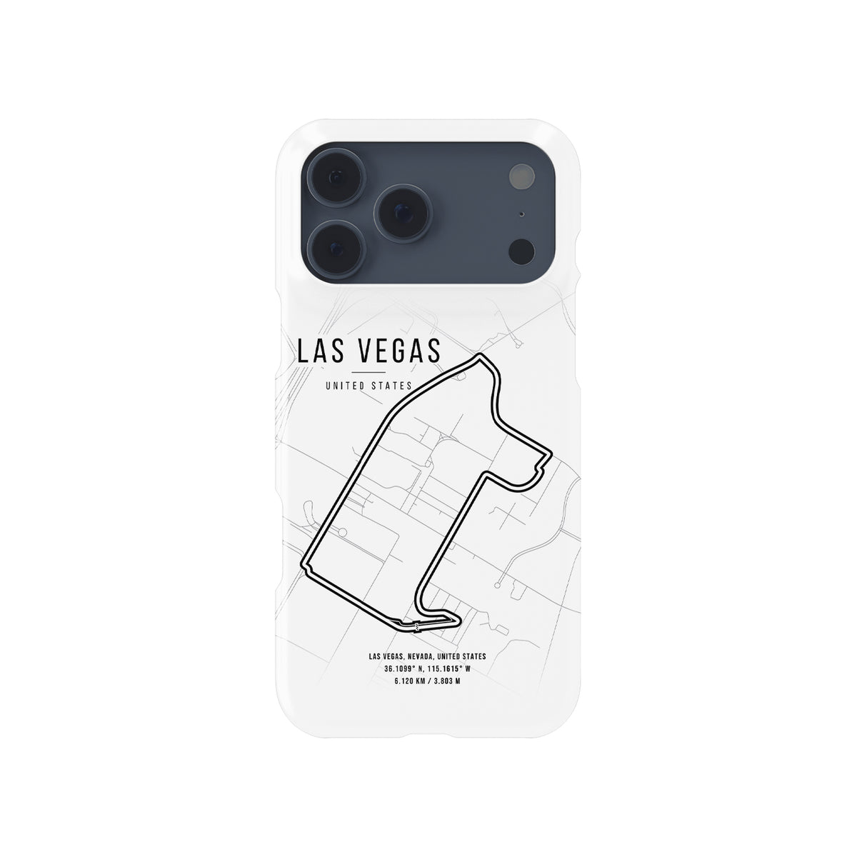 Las Vegas F1 Track – Celebrate Racing Legacy Formula 1 racing iPhone case view 1