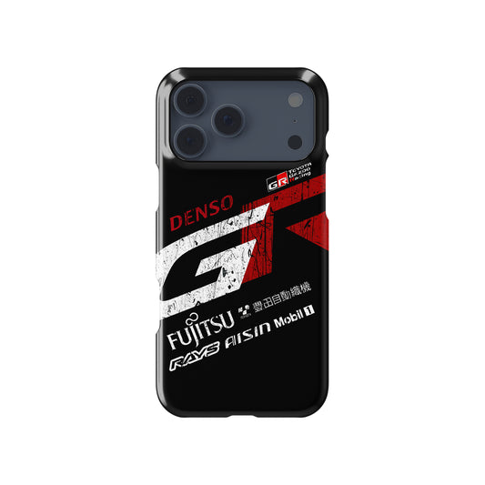 Classic Toyota Gazoo Racing motorsport iPhone case view 1