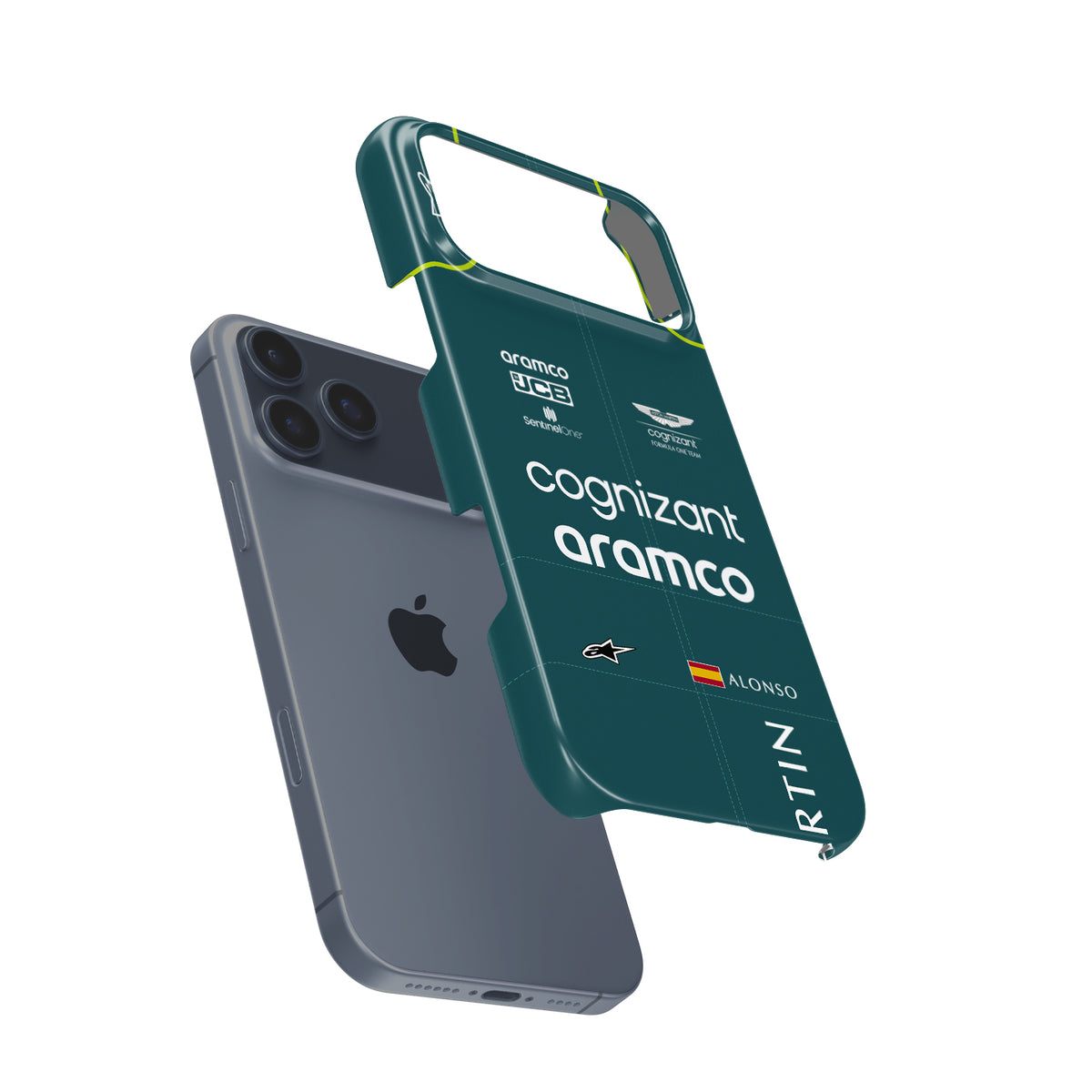 Fernando Alonso 2023 Racing Suit Formula 1 racing iPhone case view 3